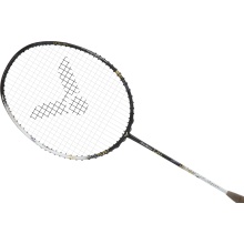 Victor Badmintonschläger Auraspeed LJH S (kopflastig, steif) schwarz/weiss - unbesaitet -